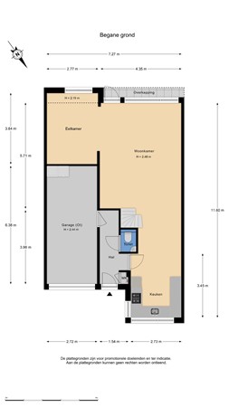 Floorplan - Oleanderstraat 10, 1338 WL Almere